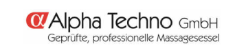 Logo-ul scaunului de masaj Alpha Techno