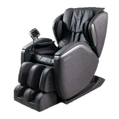 The Comfortable One - Casada Hilton III - Scaun de masaj - Scaun de masaj din piele artificială gri - Scaun de masaj din piele artificială World