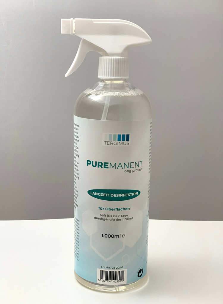 TERGIMUS Puremanent Long Protect dezinfectant de suprafață pe termen lung TERGIMUS Puremanent Long Protect