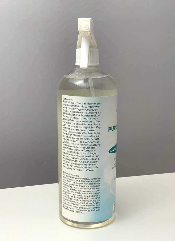 TERGIMUS Puremanent Long Protect dezinfectant de suprafață pe termen lung TERGIMUS Puremanent Long Protect