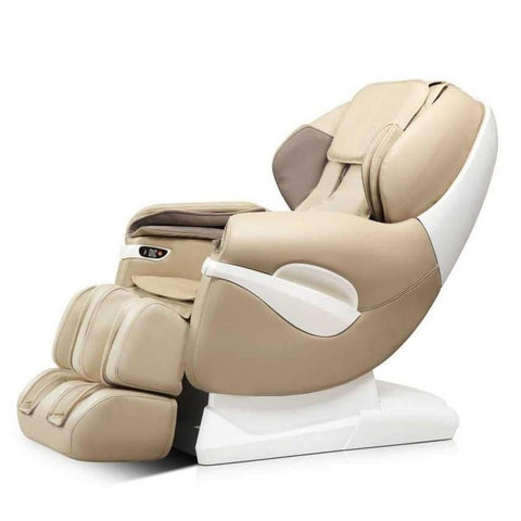 Prietenul - iRest SL-A39 Fotoliu de masaj iRest SL-A39 - Scaun de masaj din piele artificială Beige - Lumea fotoliilor de masaj