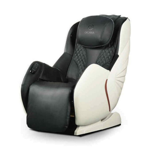 OGAWA MySofa Luxe OS3161S-Massage Chair-Negru-Alb-piele artificială din piele artificială Scaun de masaj OGAWA World